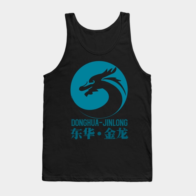 donghua-jinlong logo teal Tank Top by okan